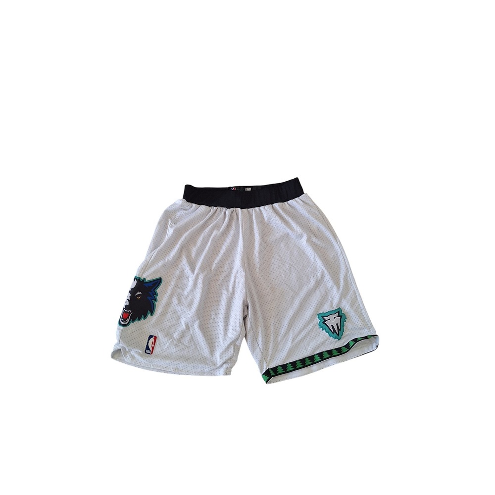 Adidas Minnesota Timberwolves NBA Hardwood Classics Mesh Shorts White XXL